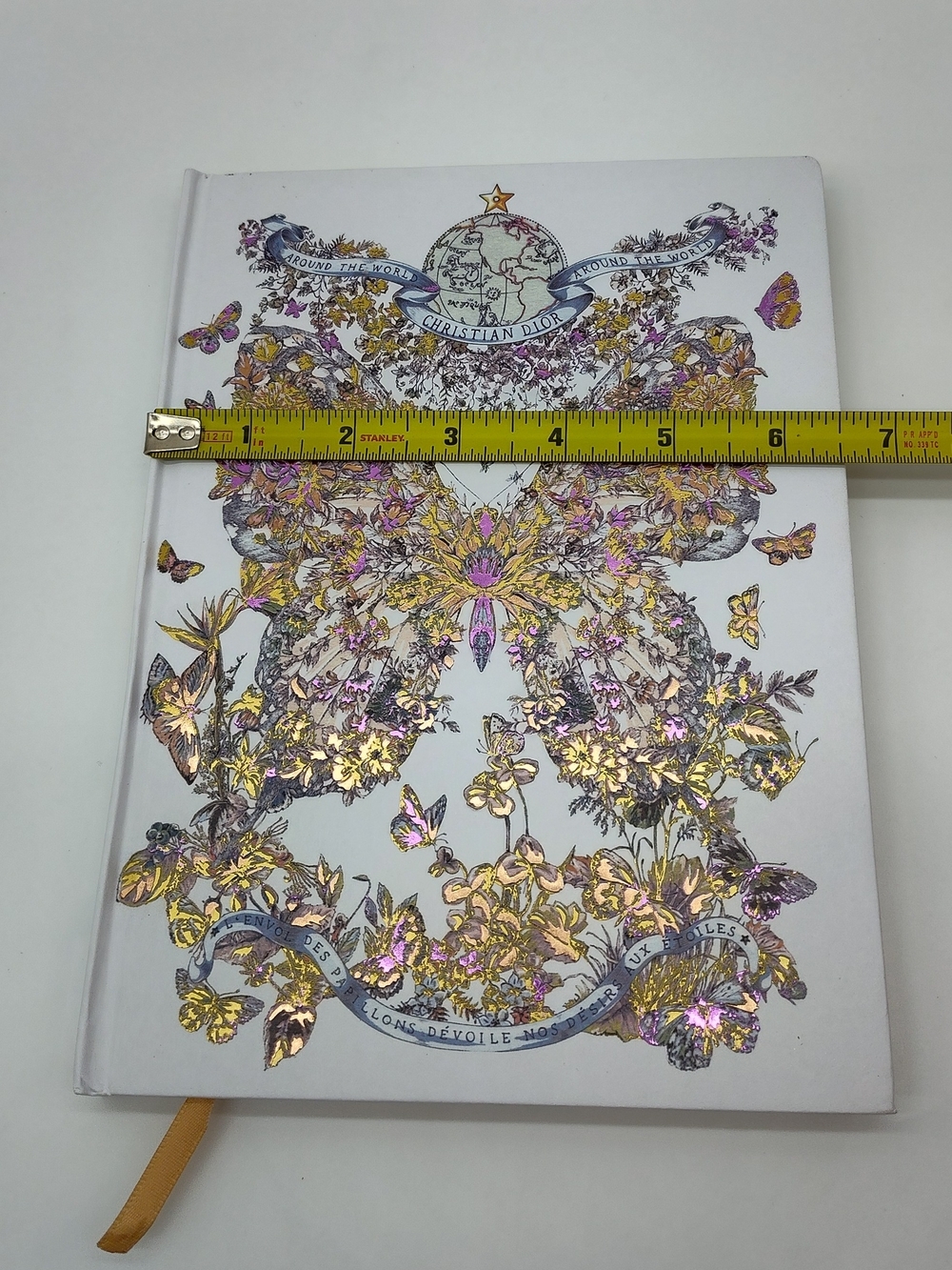 CHRISTIAN DIOR Around the World Notebook Set w Logo Elastic Band New NIP NWT - Picture 8 of 14